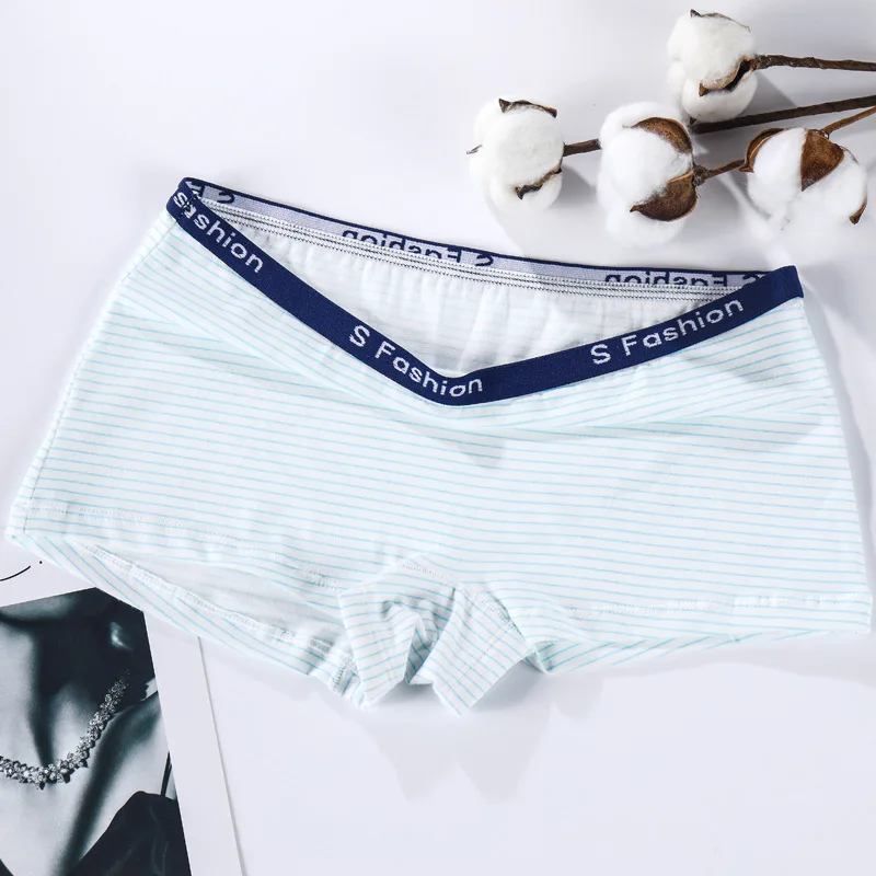 4PCS/LOT Cotton Panties Women's Boyshort New Female Breathable Pants Ladies Underwear Girls Underpant Fat Boxer Shorts |