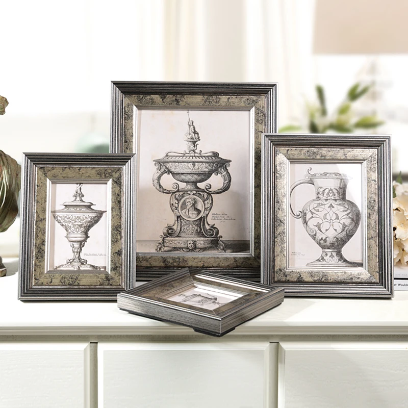 2017 комплектов мини фоторамок фоторамки для картины настенные украшения дома