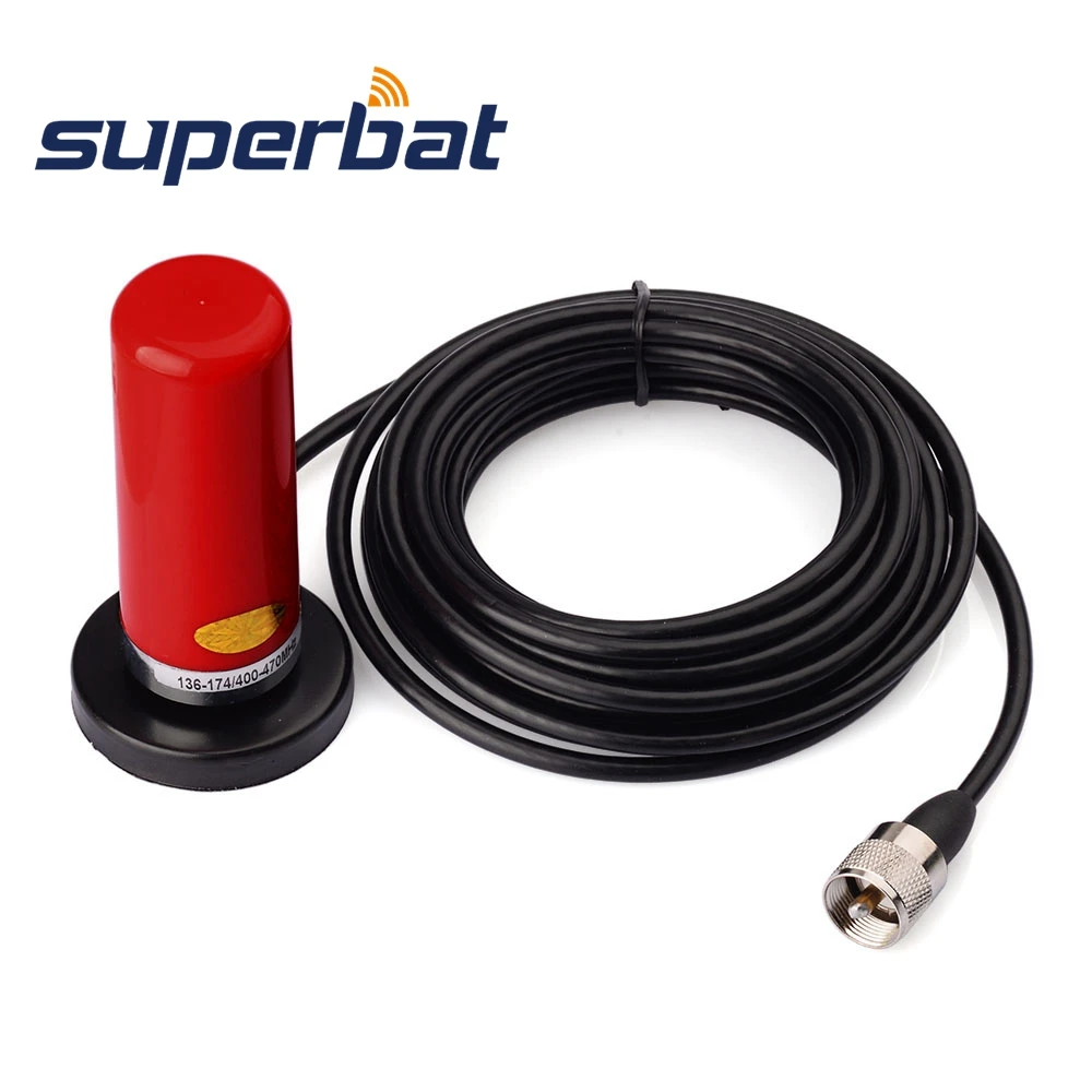 Автомобильное/автомобильное мобильное радио Superbat VHF/UHF двухдиапазонная антенна 9