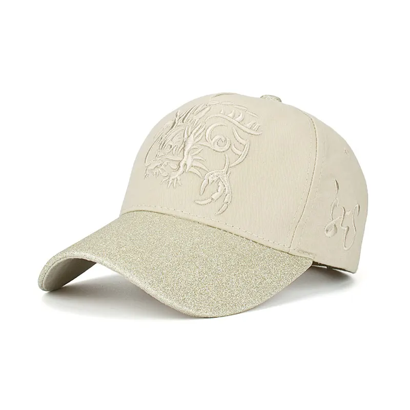 JOYMAY Новое поступление высокое качество snapback кепки Демин регулируемая бейсболка китайский дракон, вышивка шляпа для мужчин и женщин B457 - Цвет: Beige
