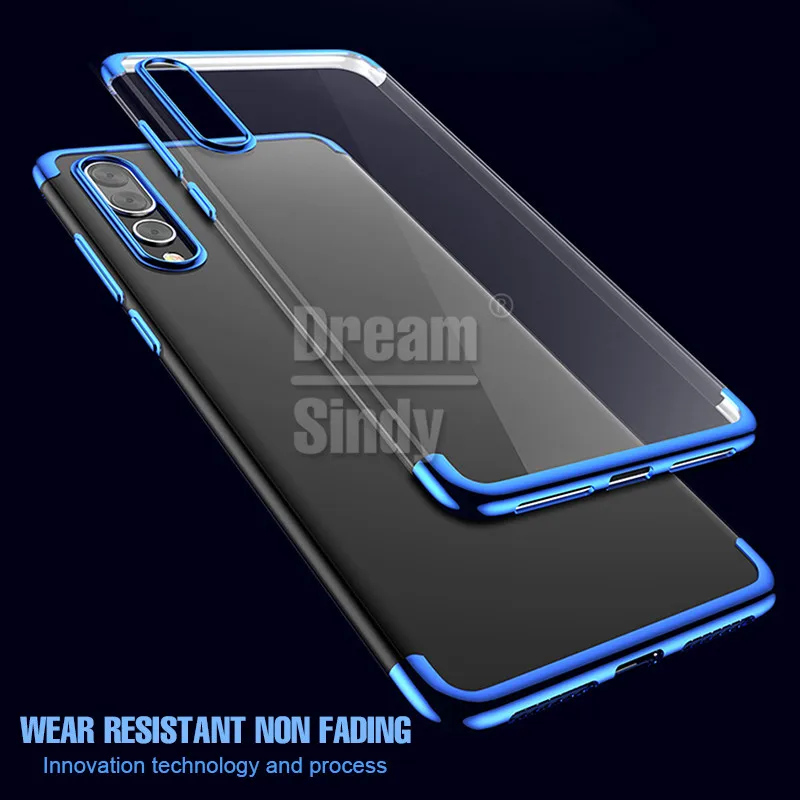 Роскошные покрытие TPU чехол для телефона huawei P20 Lite Мягкий силиконовый прозрачный