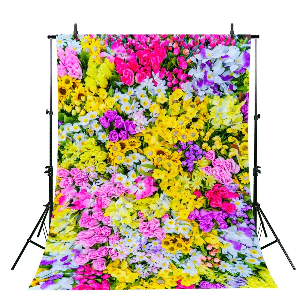 Фон для фотосъемки Allenjoy розовый фиолетовый желтый белый | Электроника