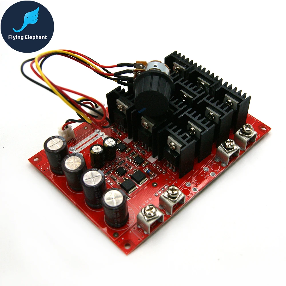DC 10 50V PWM контроллер скорости двигателя постоянного тока 3000w (макс.) Переключатель
