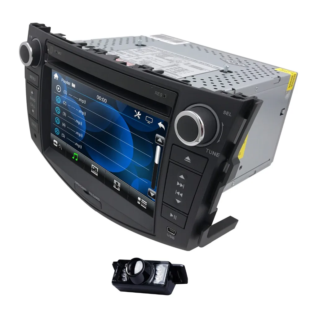 7 &quot2 Din Автомобильный мультимедийный DVD для Toyota Previa RAV 4 RAV4 2006 2007 2008 2009 2010 2011 2012