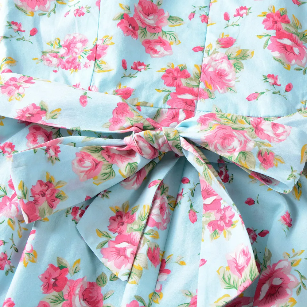 Chicanary Floral Printed Vintage Dresses Sleeveless Audrey Hepburn Ladies O-Neck Party Swing Dress Plus Size Vestidos | Женская одежда