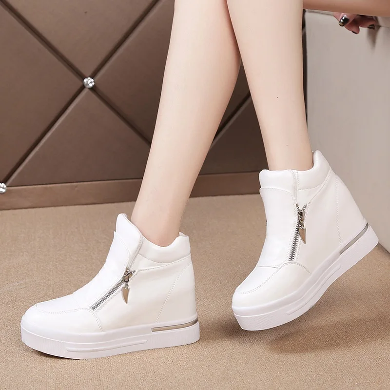 Кроссовки женские на платформе повседневная обувь для отдыха толстой подошве