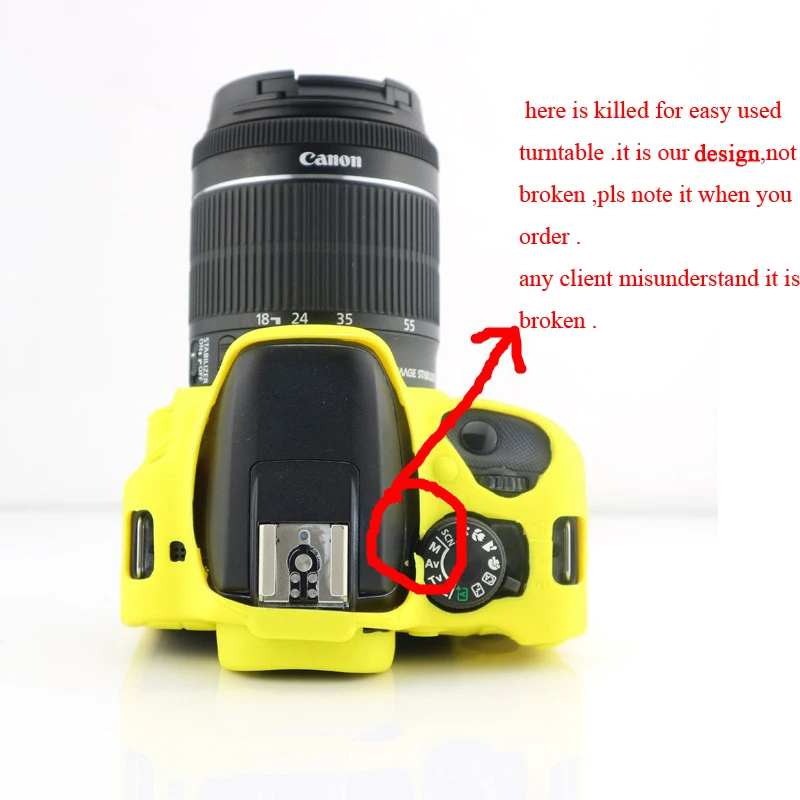 Хорошая мягкая сумка для камеры для Canon 100D EOS 100D силиконовый чехол резиновый чехол для камеры защитный чехол для тела 7 цветов
