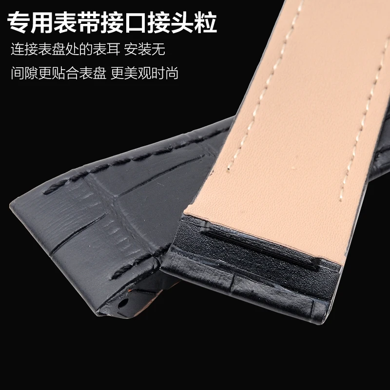 Новые модные часы из натуральной телячьей кожи ремешок для Cartier Santos мужчин 23 мм