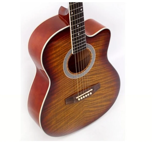 39 8 дюймов Акустическая гитара Picea Asperata guitarra Instrumento Musicais с гитарными струнами|guitar