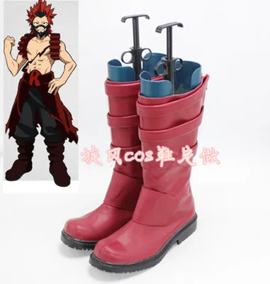 Ботинки для костюмированной вечеринки Boku no Hero My academic Eijiro Kirishima Вечерние ботинки в