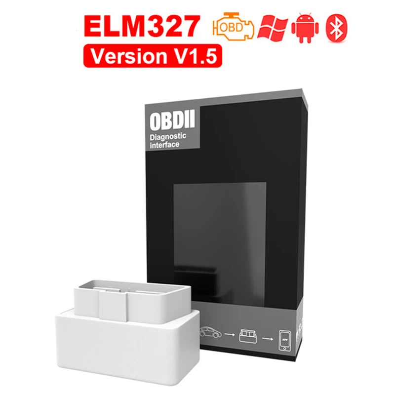 Автомобильный диагностический сканер ELM 327 в 1 5 wifi ELM327 Bluetooth HHOBD2 v1.5 Android
