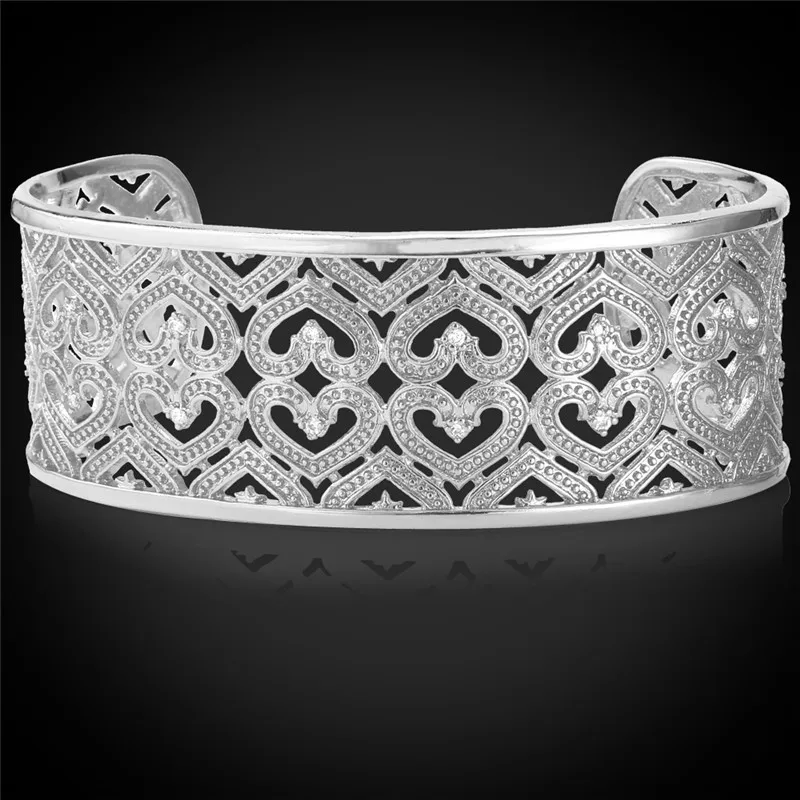 Браслеты KPOP браслеты-манжеты для мужчин/женщин желтое золото/серебристый цвет