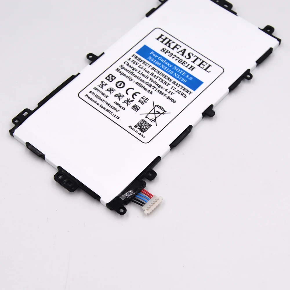 HKFASTEL SP3770E1H Оригинальный аккумулятор для samsung Galaxy Note 8 0 N5100 N5110 N5120 окно планшета