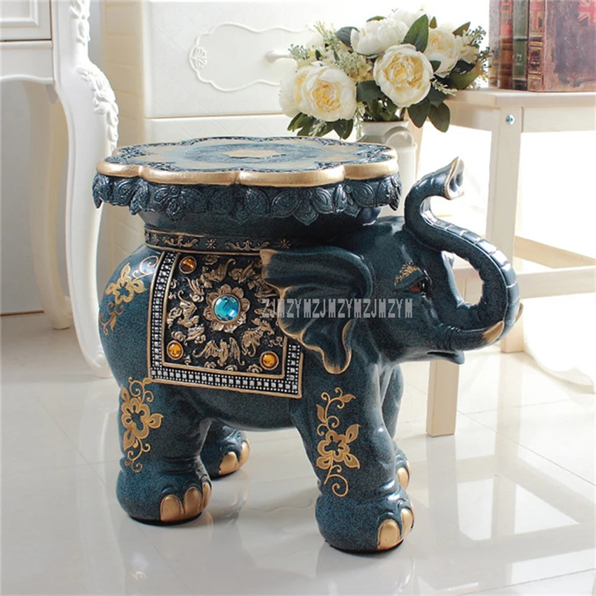 Европейский стиль Lucky Elephant дизайн низкий стул для гостиной домашнего интерьера