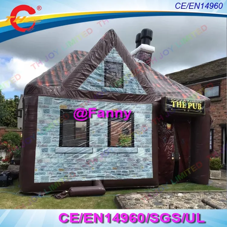6x4x5mH портативный 2018 новый дизайн надувные ирландский паб открытый надувной бар