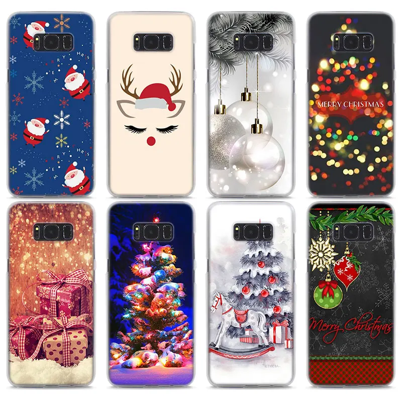 Чехол для телефона с рождественскими зимними пожеланиями s для samsung Galaxy S10e S10 S8 S9 Plus M10 M20 M30 A50 S6 S7 Edge, Жесткий Чехол