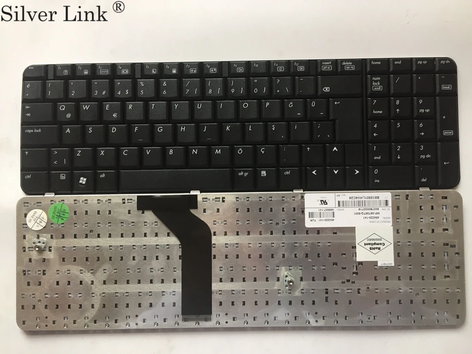 TR Турецкая клавиатура для HP Compaq 6820 6820s черная ноутбука Раскладка | Компьютеры и