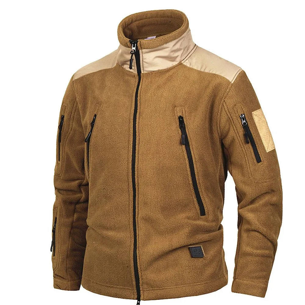 Зимнее мужское уличное ветрозащитное теплое пальто мужской Тактический