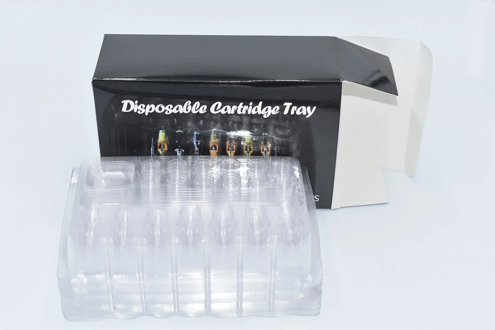 

Power Dragon Disposable Tattoo Cartridges Tray Plastic Cartridge Tattoo Needles Holder Stand Professional Tattooing Equipment