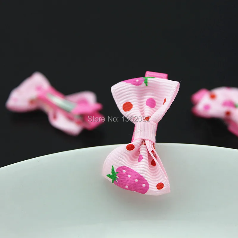 10 шт. заколки для волос девочек бант повязка милые фрукты Клубничные шпильки