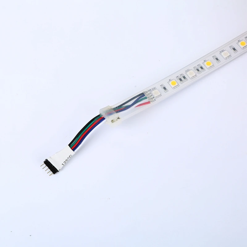DC24V 12 В 12 мм 10 мм RGBW Светодиодная лента светильник 5050 SMD 5 м 300 Светодиодная водонепроницаемая гибкая лента веревка полоса освещение rgbww RGB теплый белый