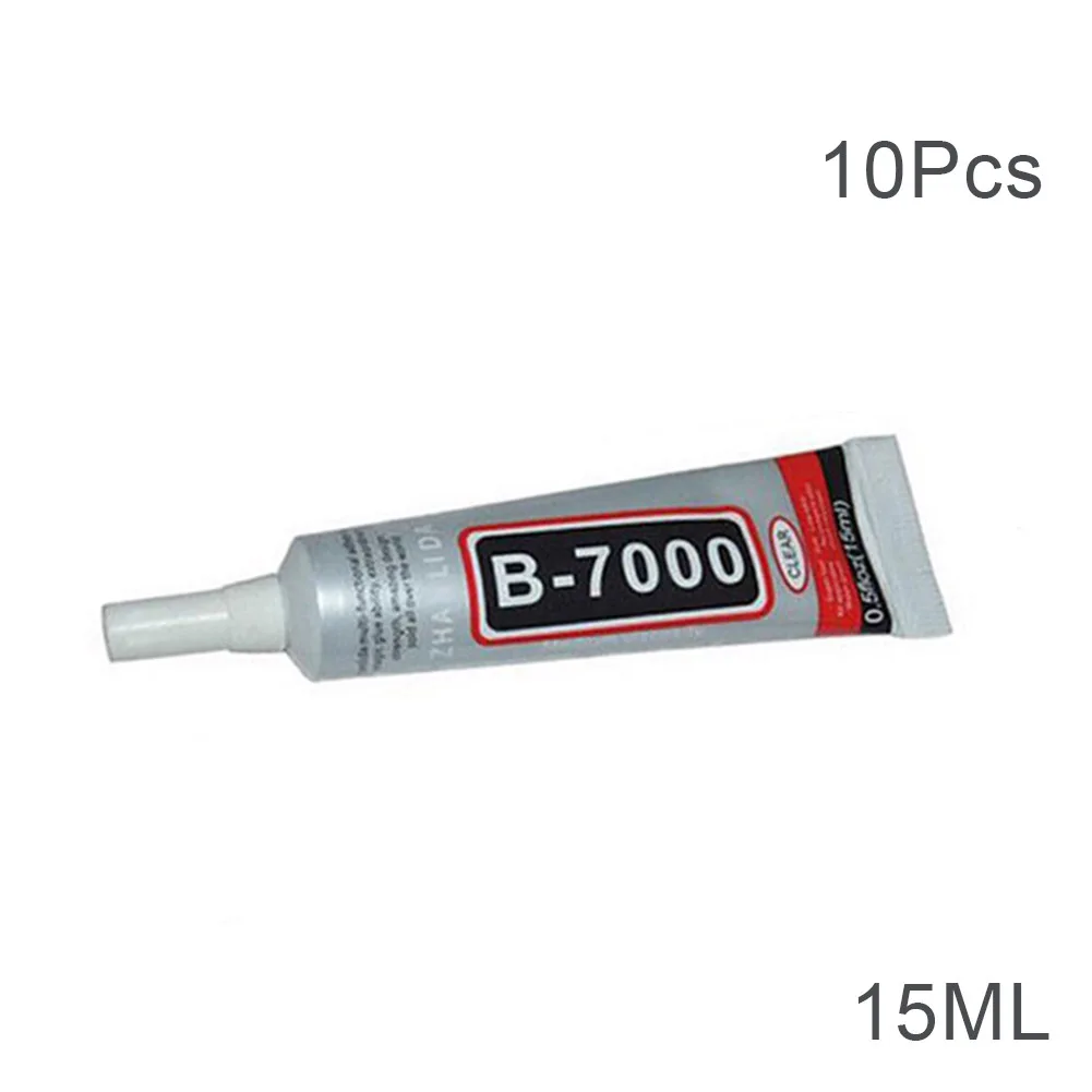 15ML 10pcs Быстро раскупаемый 1/4/10 шт. B-7000 клей для промышленногй для Универсальный амортизирующий бампер для телефона с ювелирные изделия NDS66 - Цвет: 15ML 10pcs