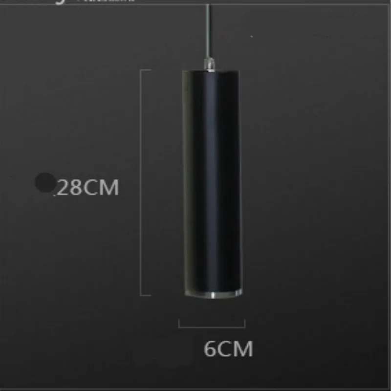 Новая современная короткая светодиодная цилиндрическая Светодиодная лампа 5 Вт