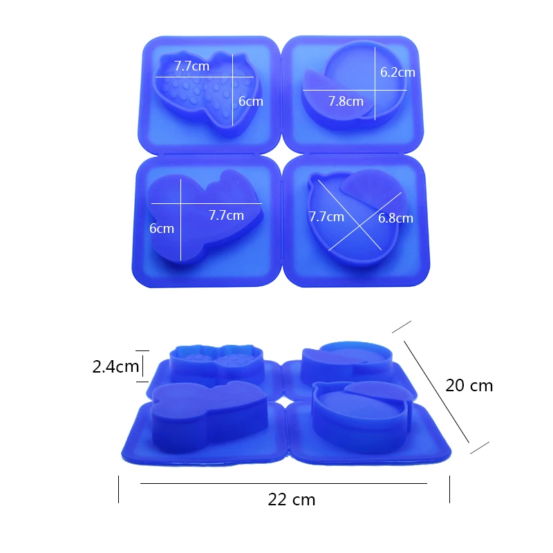 Силиконовая форма для мыла Nicole Fruit конфет и шоколада инструменты украшения торта