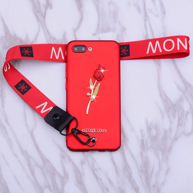 Чехол для телефона Honor 7A 8A 9X 20 Pro жесткий чехол из поликарбоната на запястье с