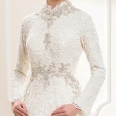 Новинка 2019 хит продаж онлайн-Доставка в Дубае кружевные мусульманские свадебные