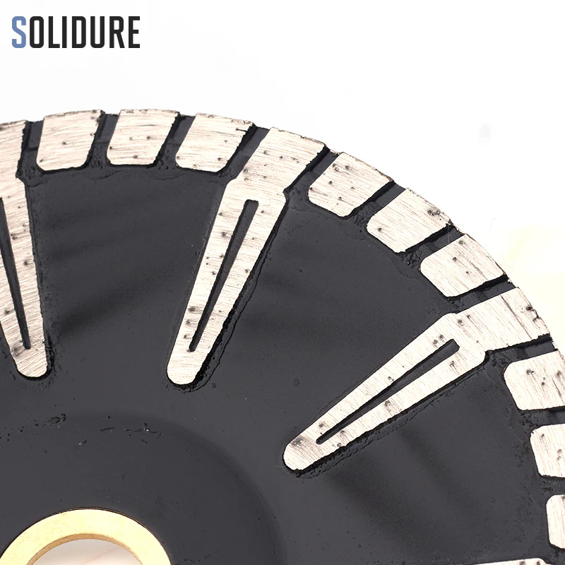 Горячее спеченное вогнутое режущее лезвие 125 мм для шлифования гранита мрамора