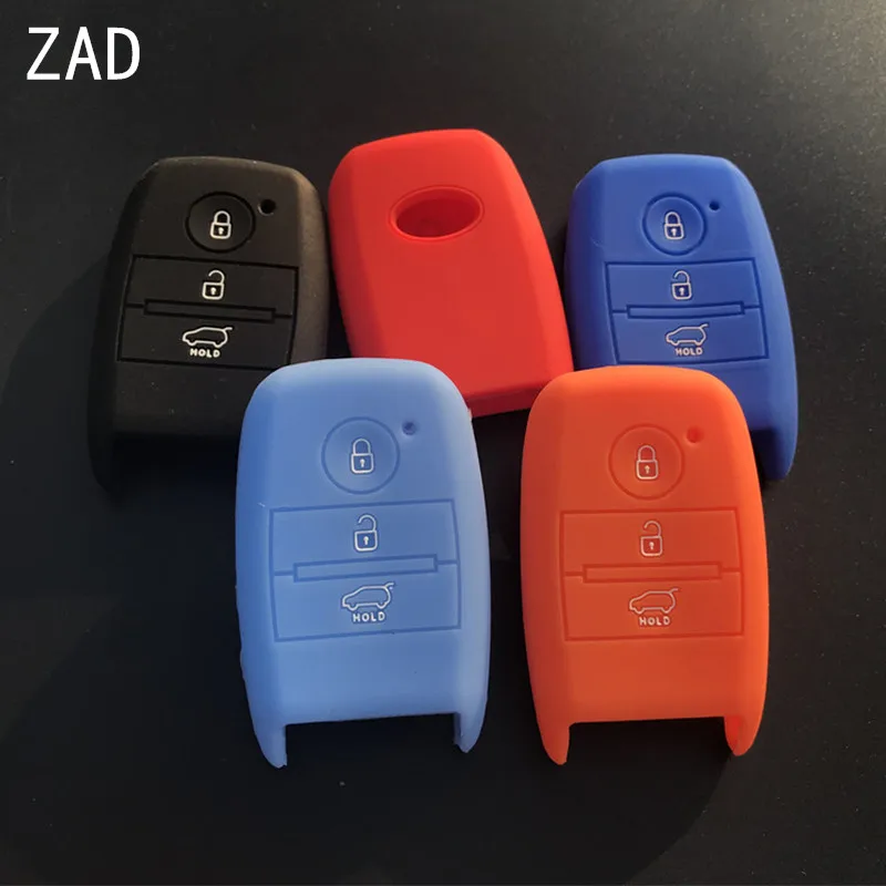 Чехол для автомобильного ключа ZAD силиконовый защитный чехол KIA K3 Sportage R K5 K4 Sorento 3