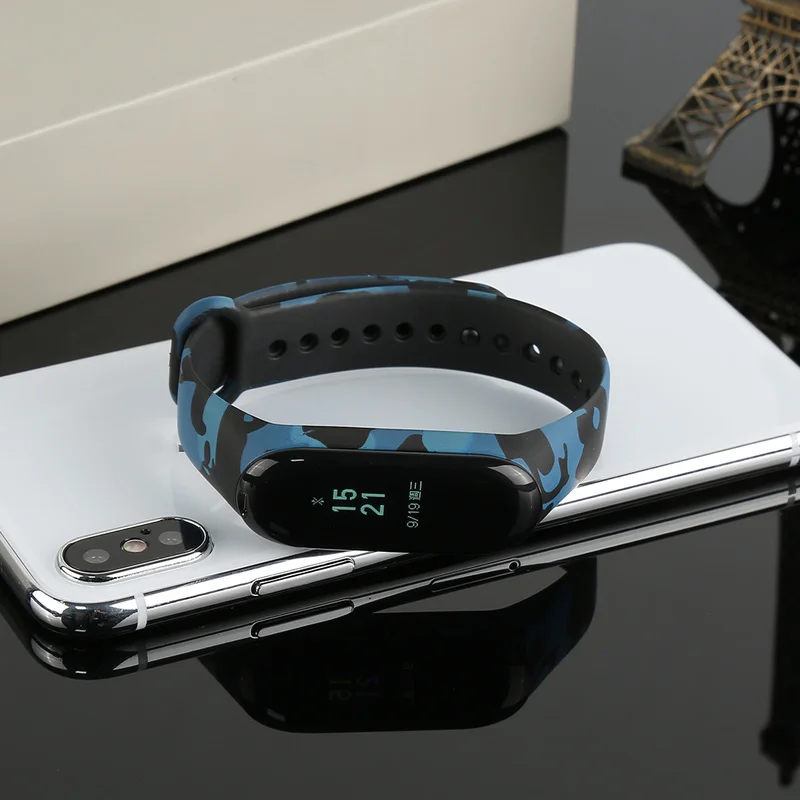 Браслет Millet 3 камуфляжный браслет для смарт-браслета Xiaomi MI Band сменный силиконовый