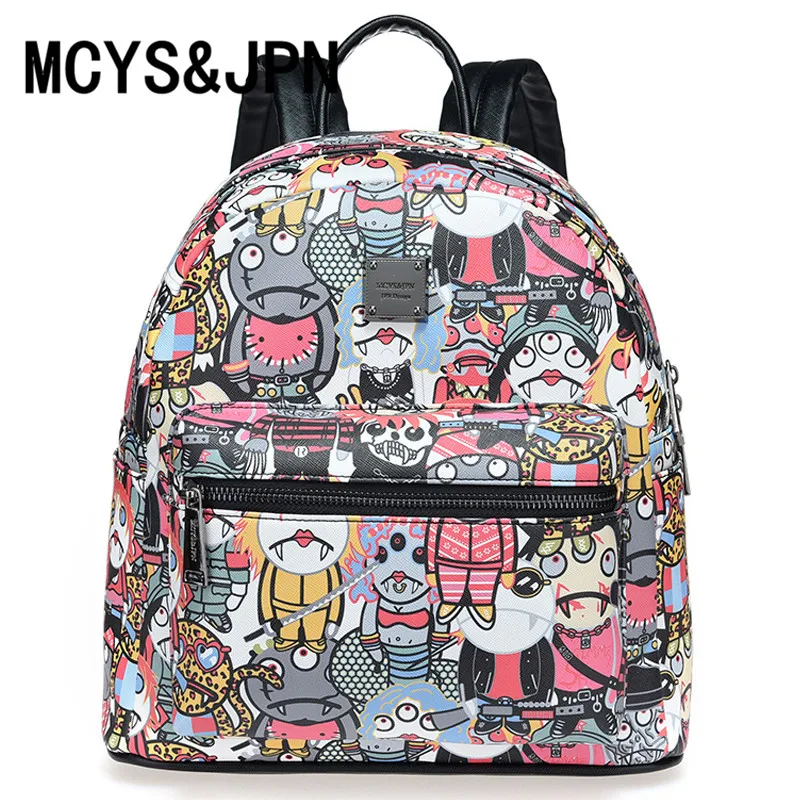 MCYS & JPN Для женщин Мини Монстр Рюкзак для Женская мода Обувь девочек Школьные
