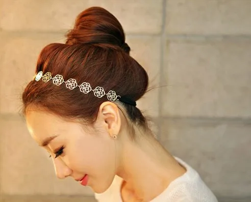 Модная винтажная Красивая повязка на голову с розой заколка для волос Бесплатная