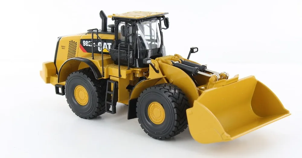 Norscot 1:50 кошка 982 м колесный погрузчик с рок ведро инженерное оборудование литья