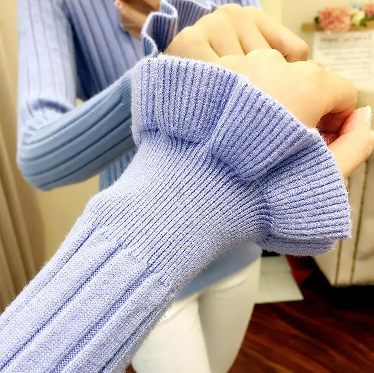 2018 новые винтажные толстая осень зимний свитер Пуловеры Для женщин трепал