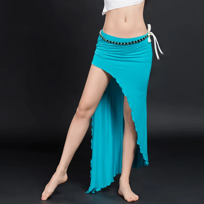 

Belly Dance Long Skirt Modal Tribal Gypsy Skirt Professional Bellydance Women Training Clothes Indian Performance Wear DNV10579