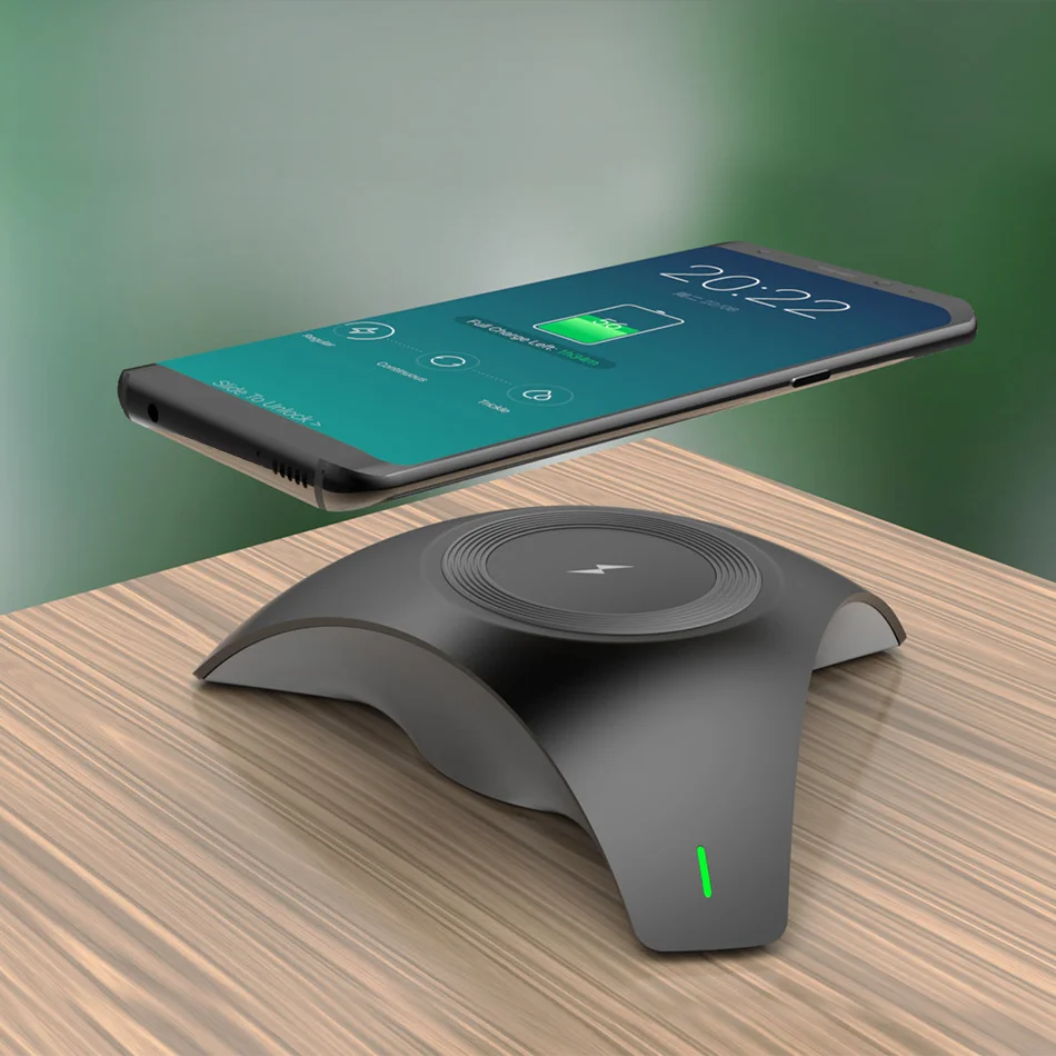 KEXU Оригинальное Беспроводное зарядное устройство Qi для iPhone x 8 plus тонкое Быстрое