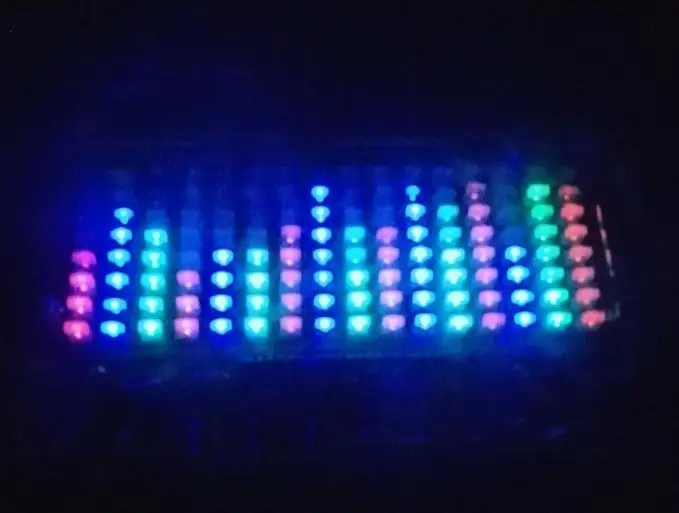 Наборы для творчества RGB дисплей музыкального спектра 8*16 мм светодиодный