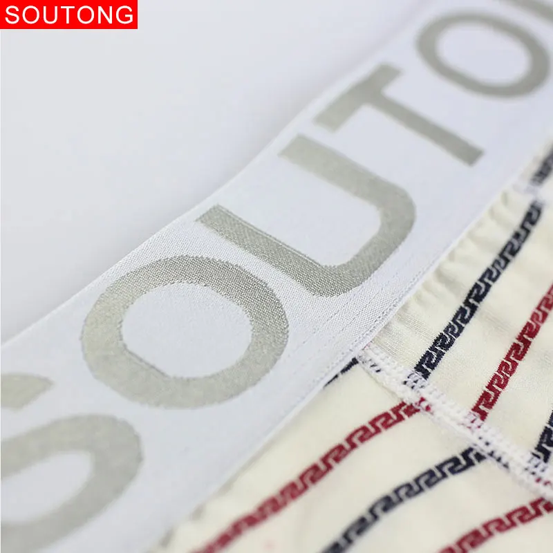 Soutong 2019 Мужское нижнее белье 3 шт./лот хлопок мужское трусы боксеры для мужчин в