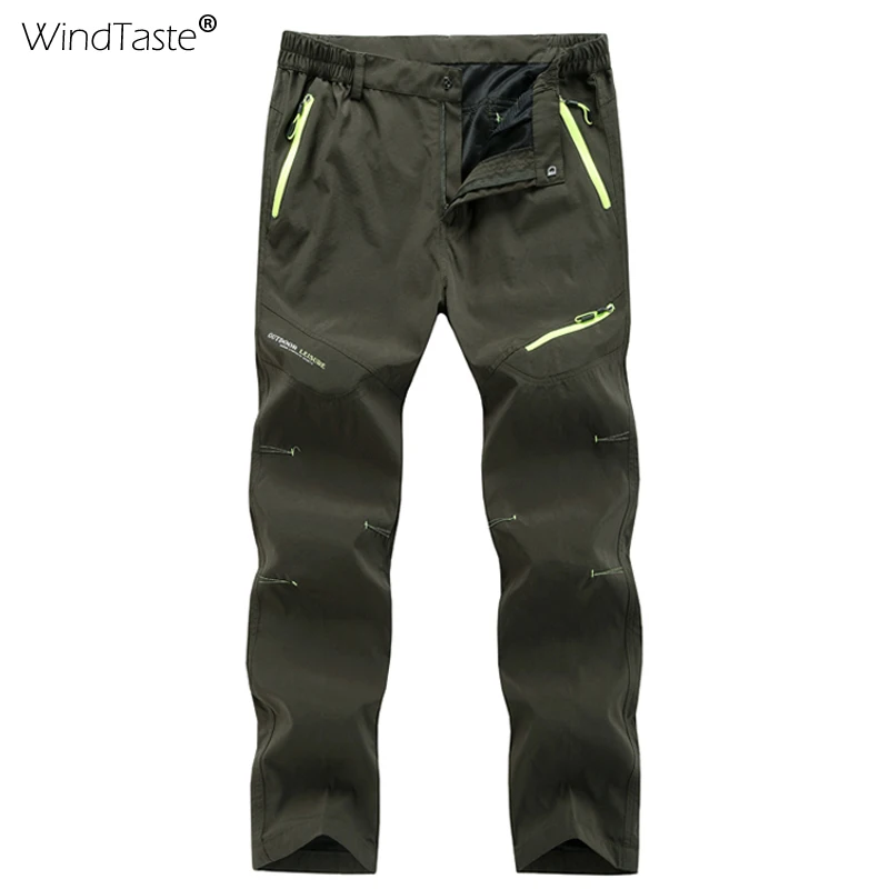 WindTaste 5XL летние мужские быстросохнущие крутые длинные походные брюки для