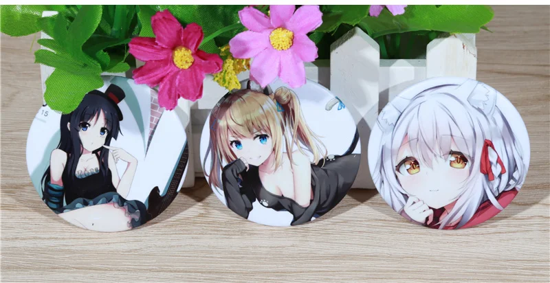 FFFPIN 5,8 см брошь Русский мультфильм нагрудник в FRANXX Zero Two 02 значок Милая булавка монета значок ткань рюкзак Декор
