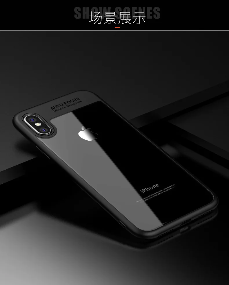 Бренд gligle мода антидетонационных защитный силиконовый чехол для iPhone X чехол
