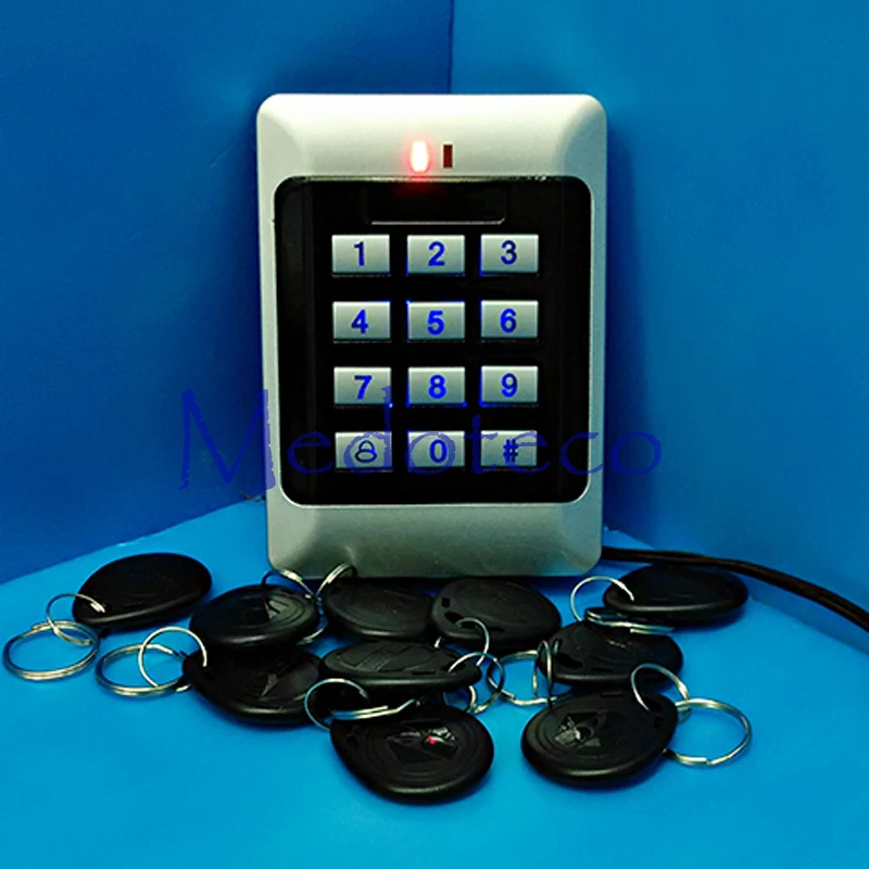 Полная 125 кГц Rfid карта деревянная металлическая система контроля допуска к двери