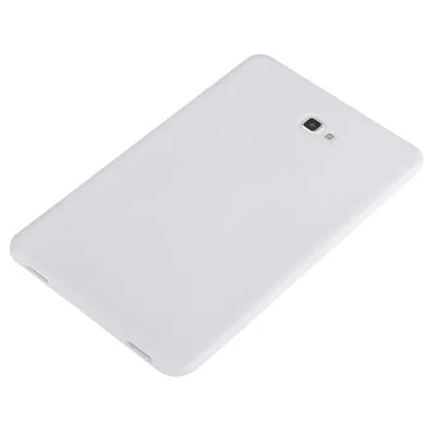 white Чехол для samsung Galaxy Tab A 10,1 T580 T585, GARUNK X-Line, мягкий силиконовый полупрозрачный гелевый Чехол из ТПУ для SM-T580 - Цвет: white