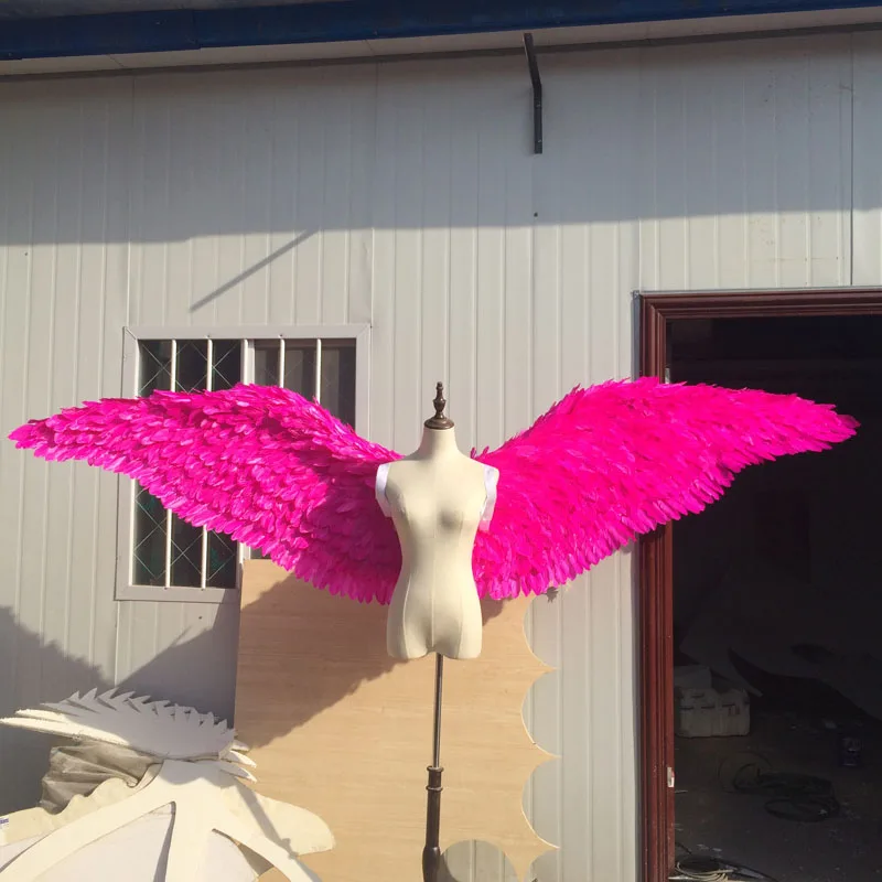 Костюм для взрослых с большими белыми крыльями ангела и перьев реквизит