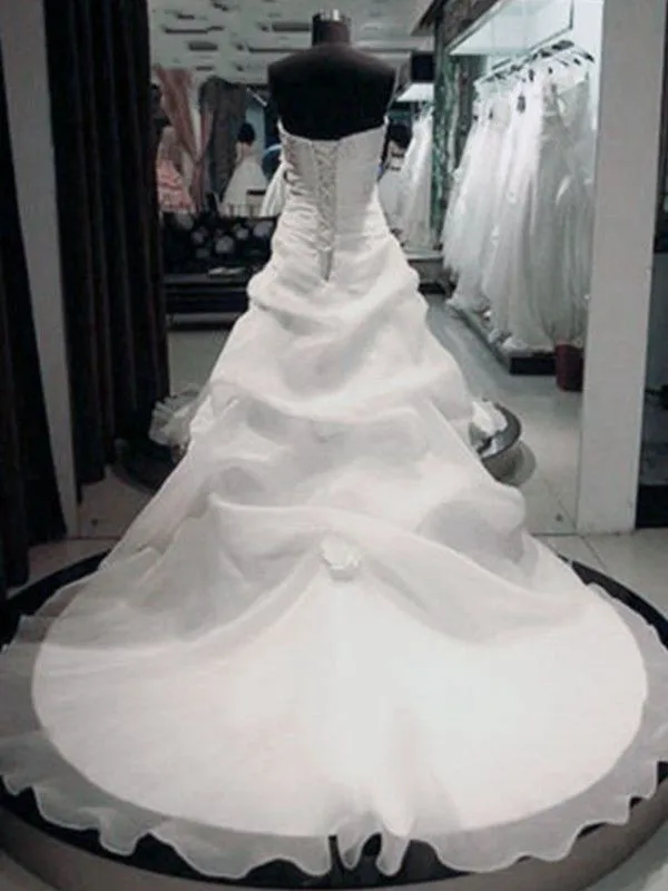 ANGELSBRIDEP класса люкс без бретелек бальное платье свадебное 2021 вечернее Vestido De Noiva со