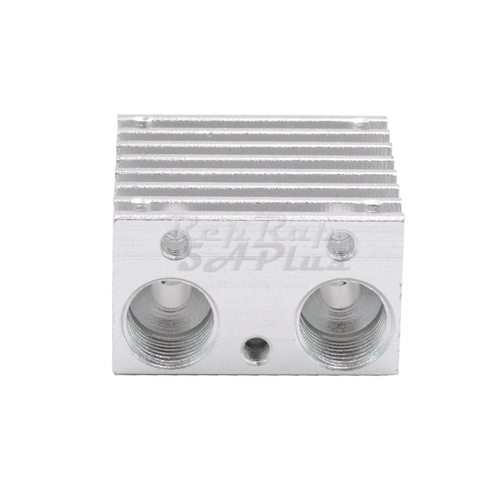 V6 hotend Цельнометаллический теплоотвод с разьбой циклоп химера двойной мульти-экструзии / двойная головка междугородная форсунка /радиатор для 1.75 мм 3.0 мм 3д принтер 3d принтер экструдер