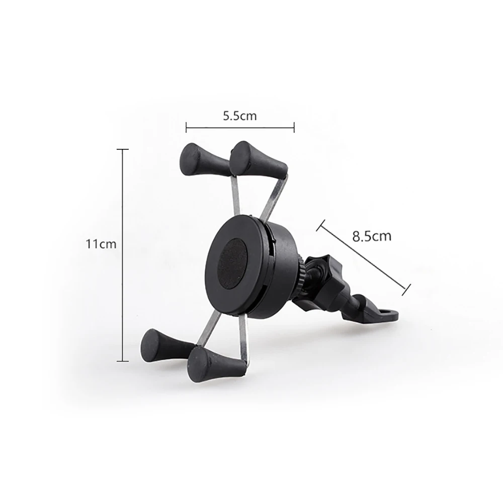 Регулируемый держатель для телефона на мотоцикл Универсальный Безопасный зажим